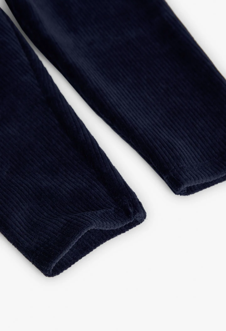 Dunkelblaue Leggings