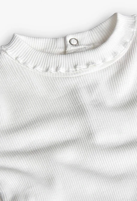 Camiseta niña algodón blanco