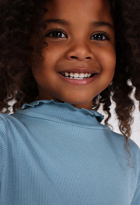 Girl´s aqua green cotton T-shirt