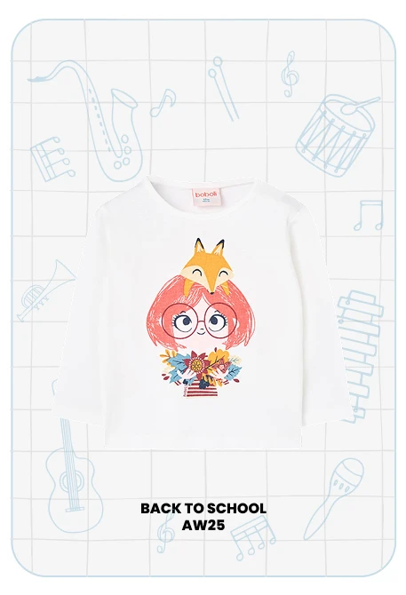 T-shirt en coton rose bébé animaux