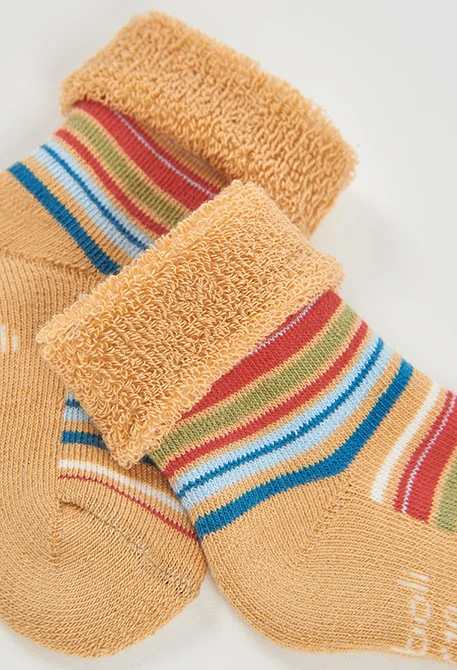 Pack baby red duck print socks