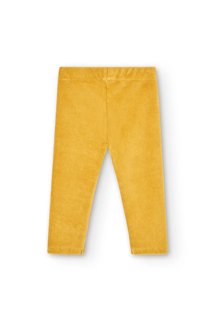 Legging veludo elástico do bébé -BCI