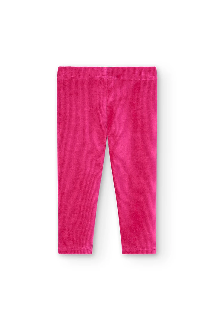 Legging veludo elástico do bébé -BCI