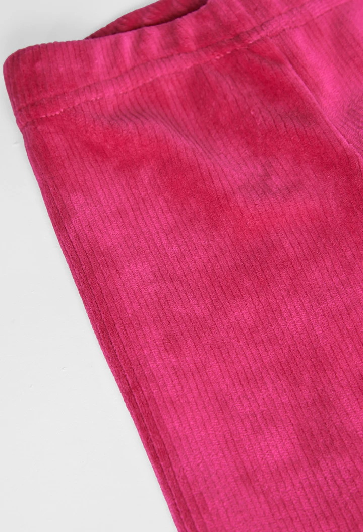 Legging veludo elástico do bébé -BCI