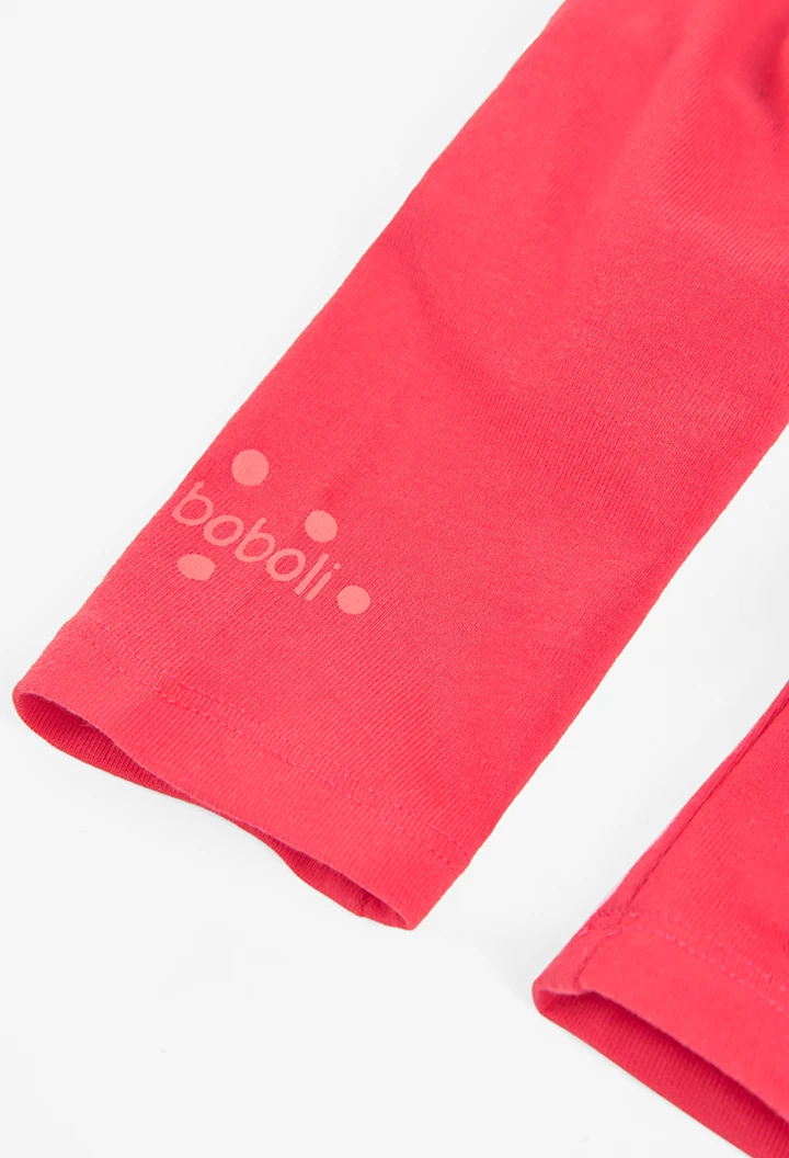 Stretch knit leggings for baby -BCI