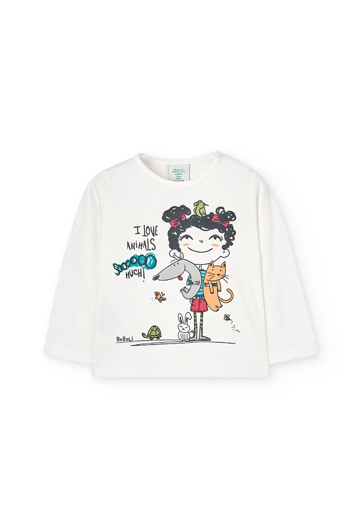 T-Shirt gestrickt für baby mädchen -BCI