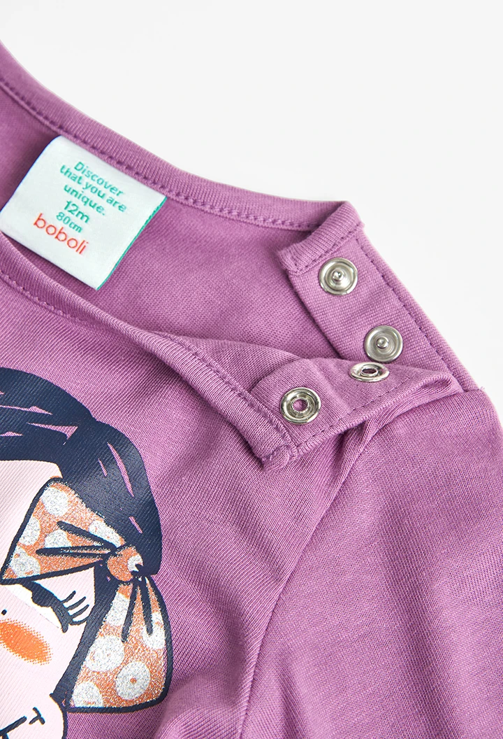 T-Shirt tricot pour bébé fille -BCI