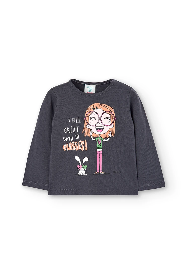 T-Shirt tricot pour bébé fille -BCI