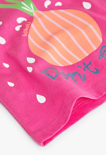 Strick-Shirt einfach, für Baby-Mädchen, in Farbe Rosa