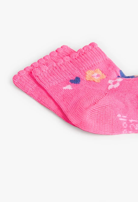 Pack de mitjons de bebè nena en rosa