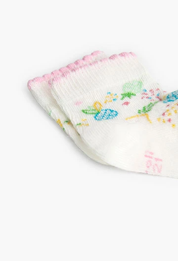 Pack de calcetines de bebé niña rosa