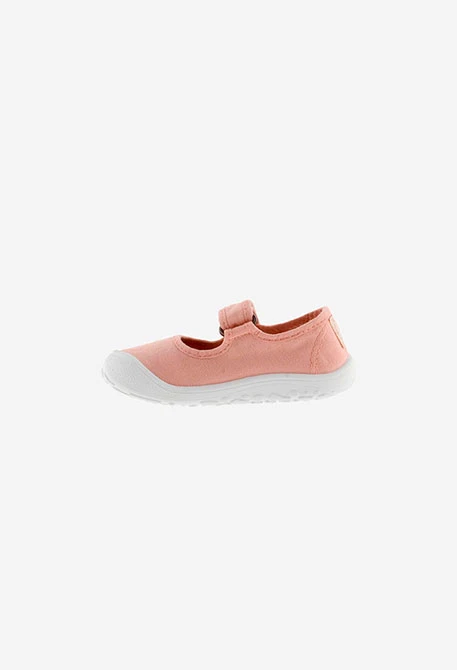 Chaussures en toile rose
