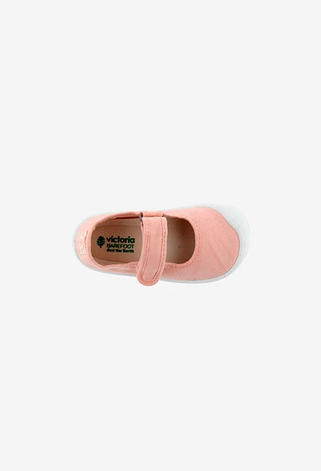 Chaussures en toile rose