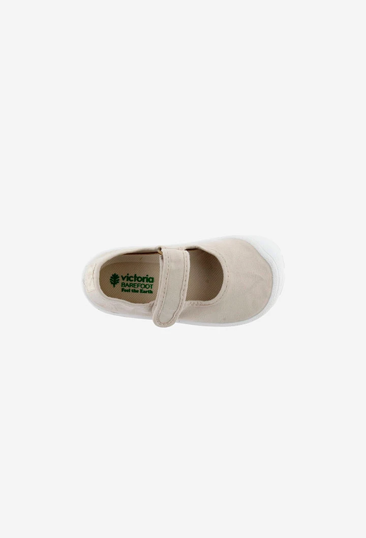 Mercedes Bosco barefoot en toile couleur glace