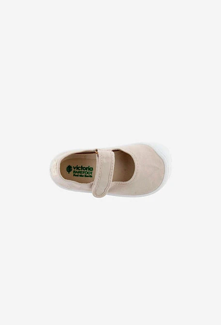 Mercedes Bosco barefoot in tela color ghiaccio