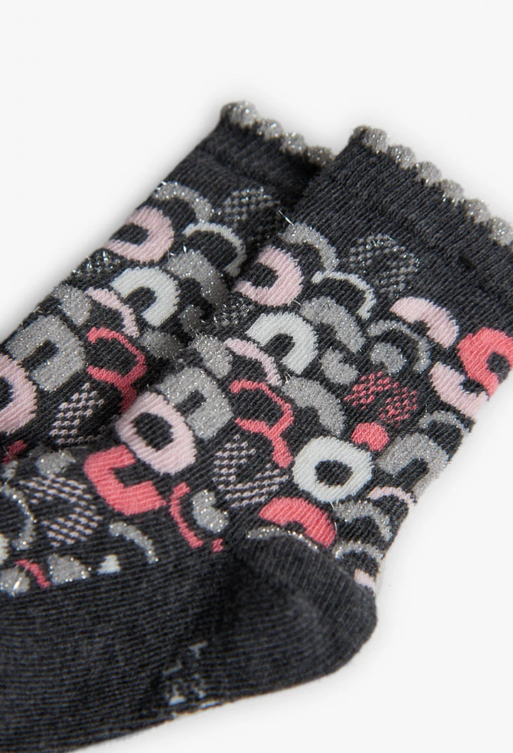 Set de chaussettes pour bébé fille en rose