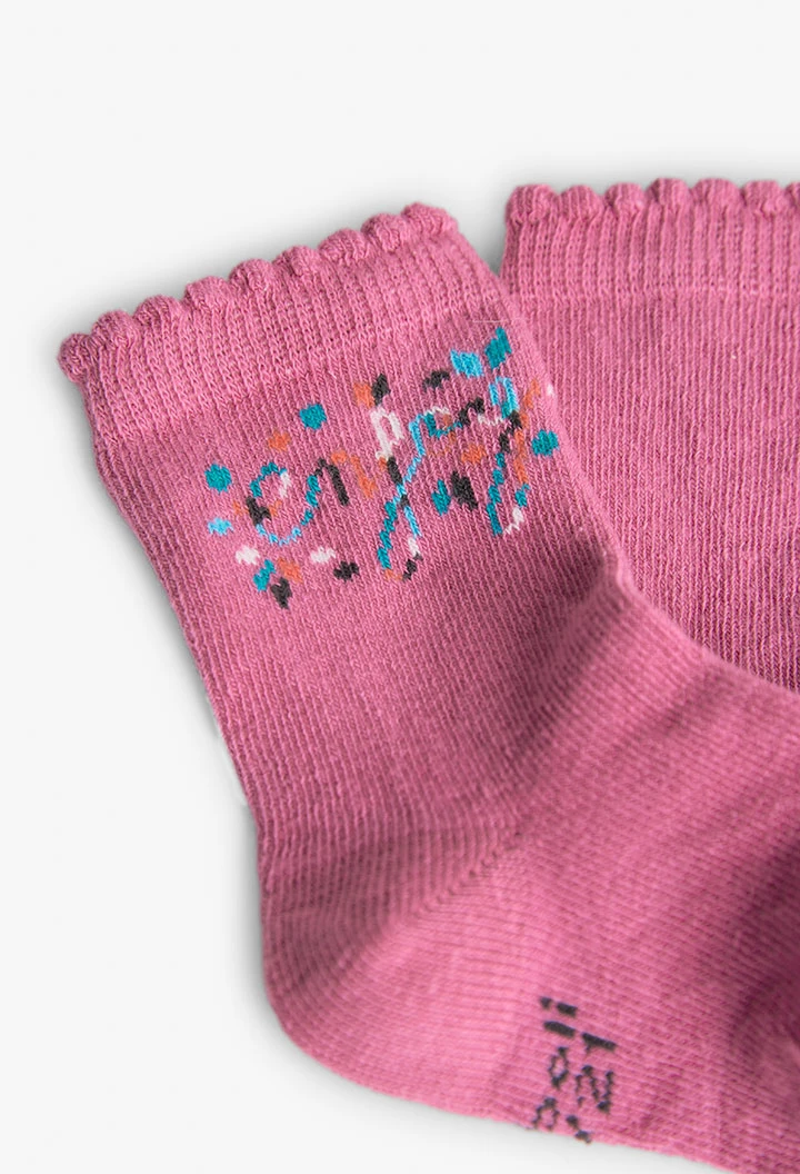 Pack de calcetines para bebé niña estampados en varios colores