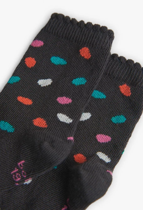 Set de chaussettes pour bébé fille imprimées en plusieurs couleurs