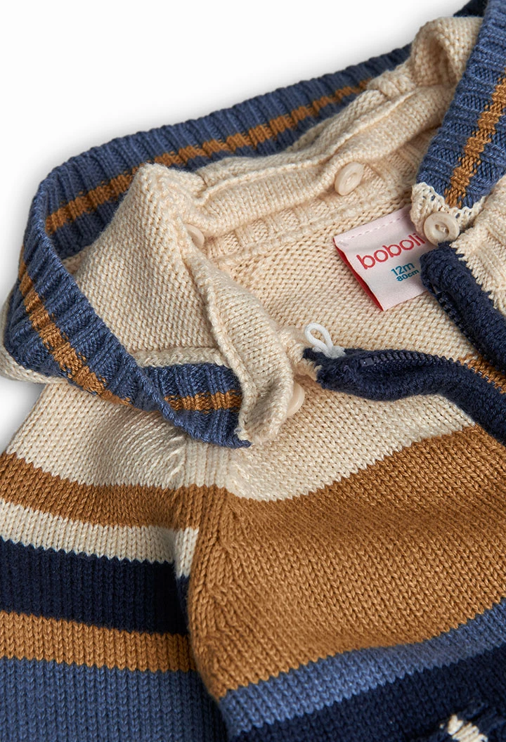 Knitted boy´s jacket