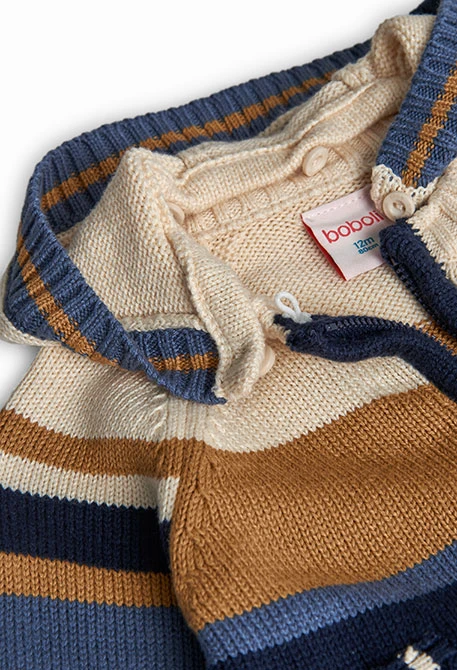 Knitted boy´s jacket