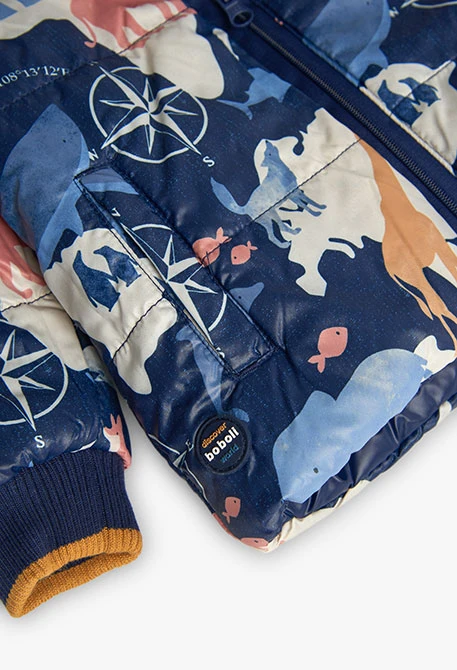 Parka nen reversible teixit tècnic