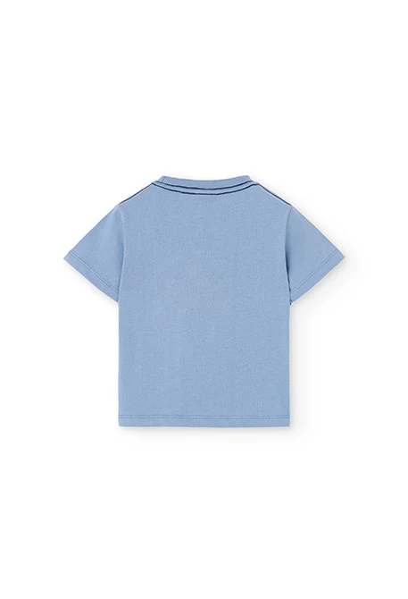 Camisola menino de malha cinza animal