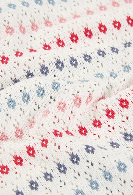 White cotton jersey for girls