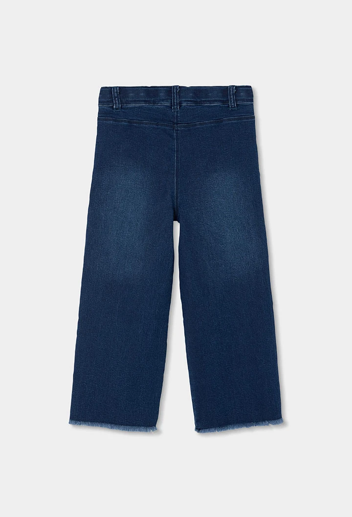 Mädchenjeanshose in Blau Denim