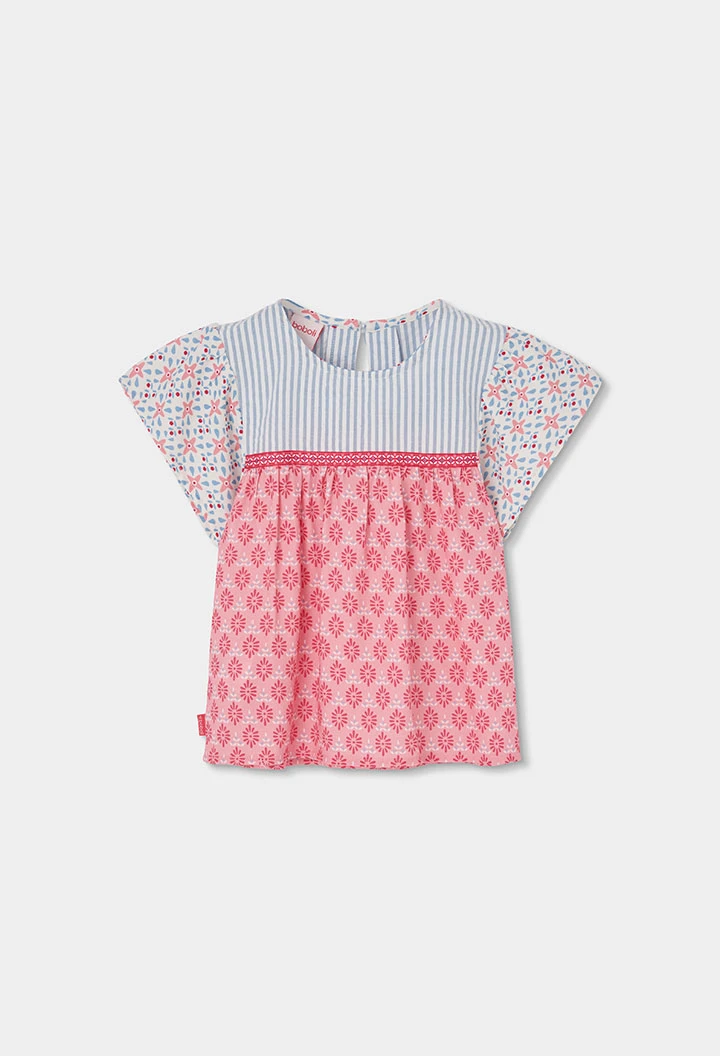 Blusa niña popelín estampado
