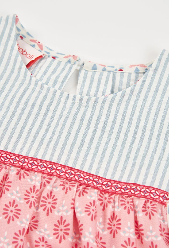 Brusa nena popelín estampat