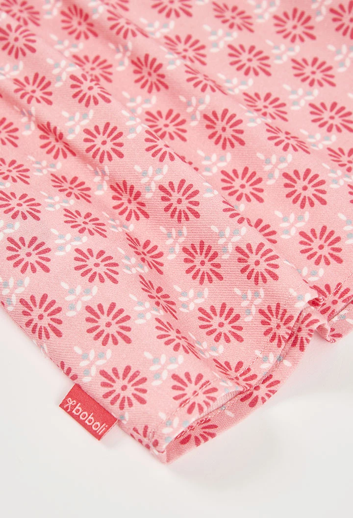 Blusa bambina popeline stampato