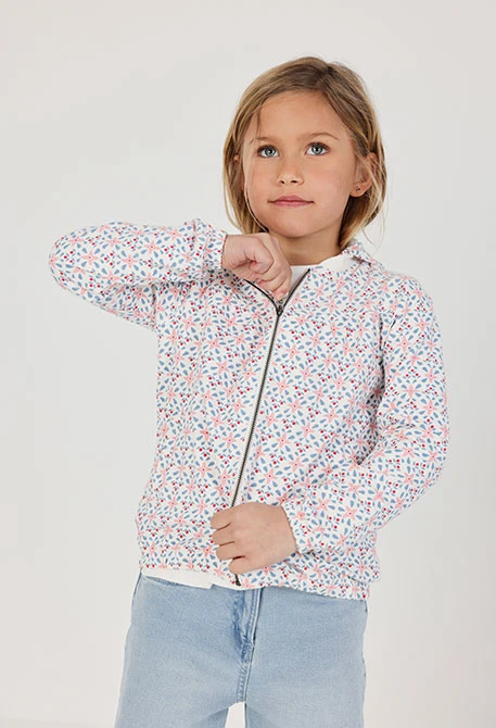Chaqueta niña estampado