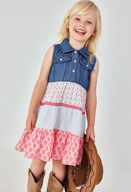 Robe en denim