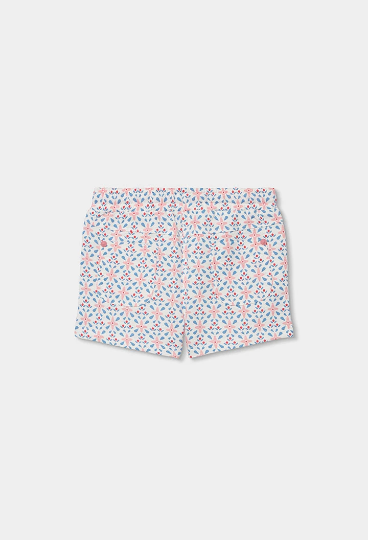Short felpa estampado