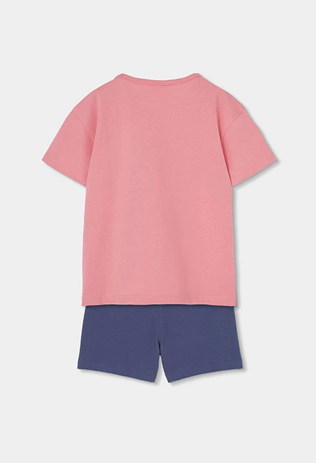 Girl?s pink cotton T-shirt