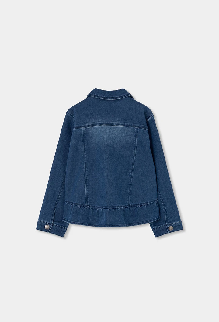 Chaqueta niña denim