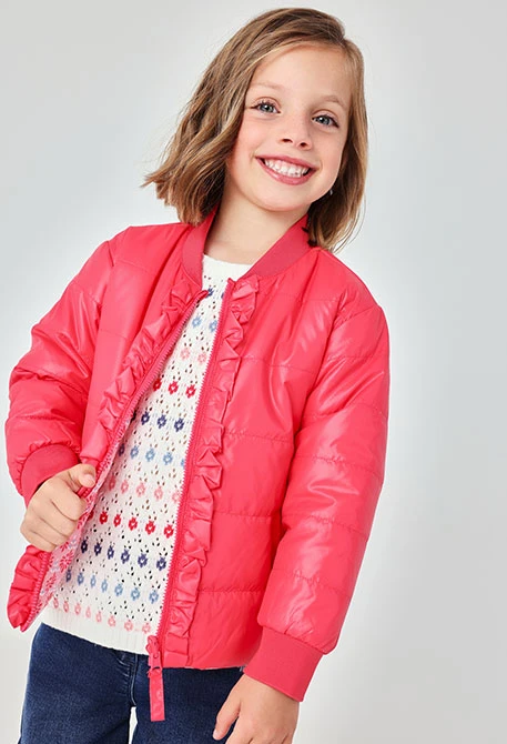 Parka réversible fille