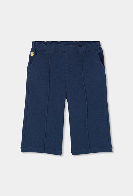 Pantalon fille bleu marine