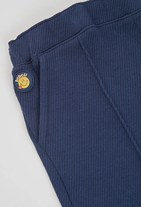 Pantalon fille bleu marine