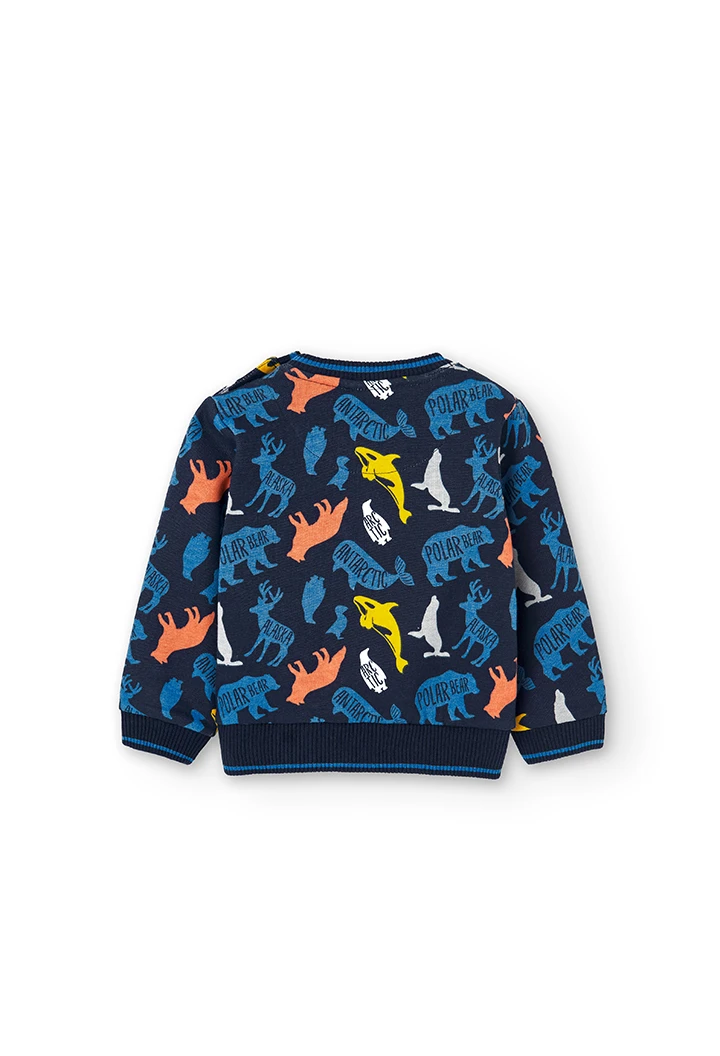 Sudadera felpa "animales" de bebé niño