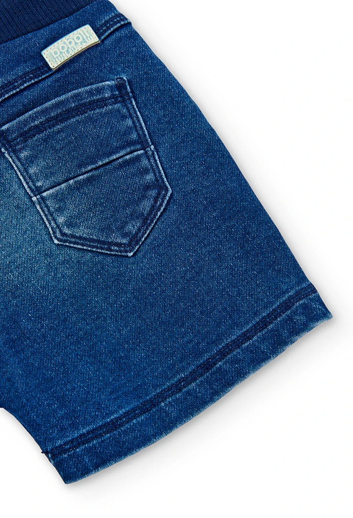 Bermudes denim punt de nadó nen