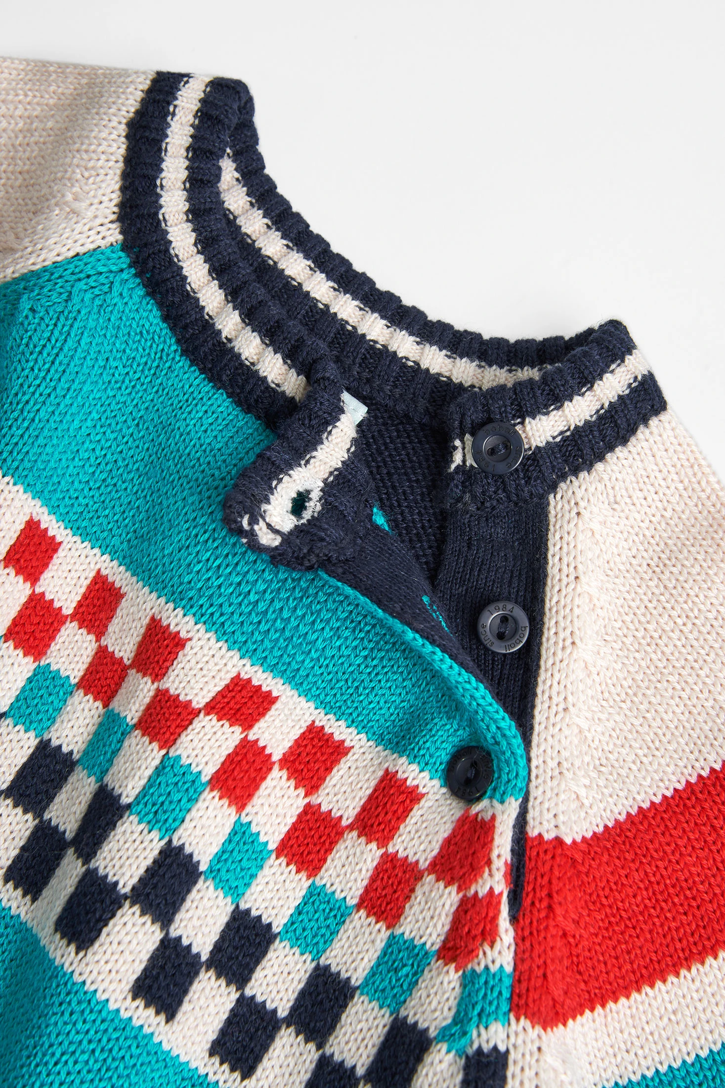 Jersey tricotosa jacquard de bebé niño cuatro colores