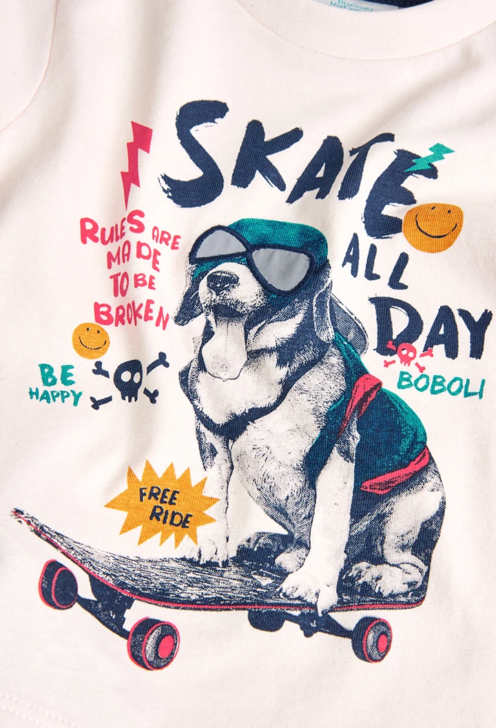 Camiseta malha para o bebé menino -BCI