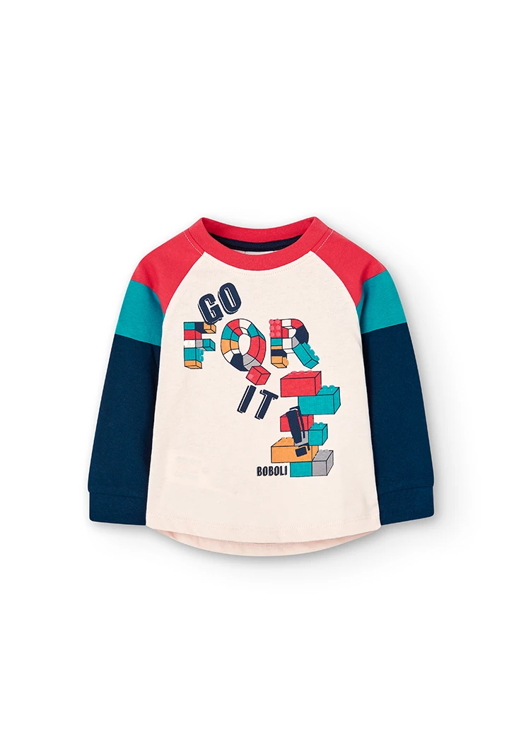 T-Shirt gestrickt für baby junge -BCI