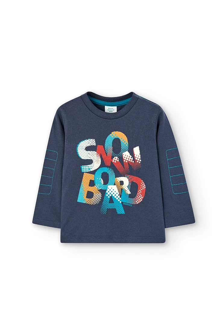 Knit t-Shirt for baby boy -BCI