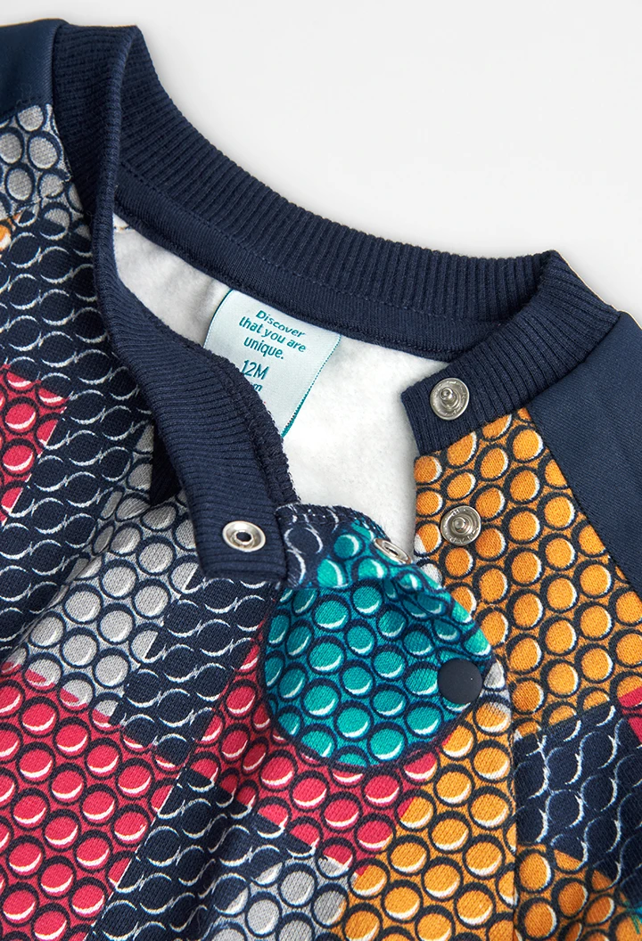 Fleece sweatshirt for baby boy -BCI