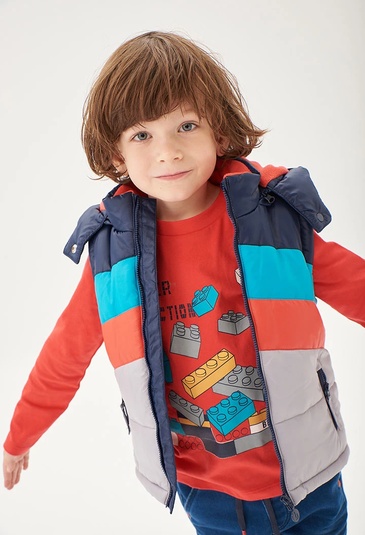 Gilet en toile technique pour bébé garçon