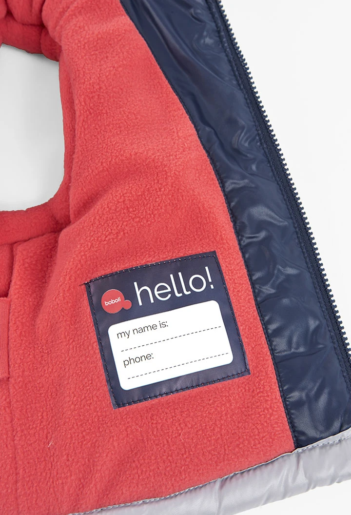 Gilet en toile technique pour bébé garçon