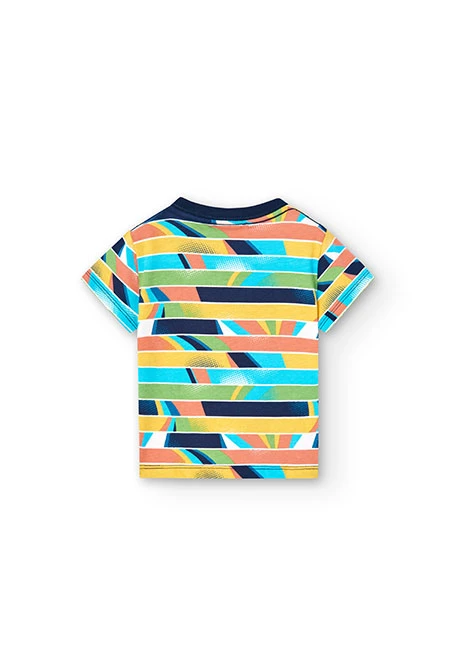 Baby girl's striped knit t-shirt