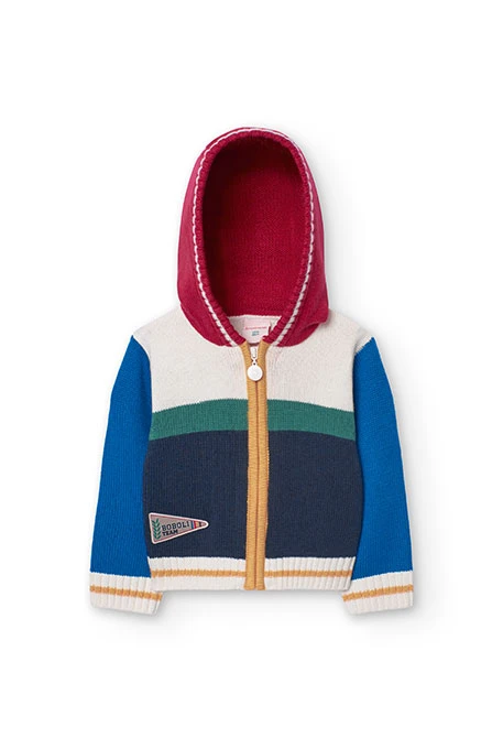 Sweatjacke für Baby-Jungen in Marineblau